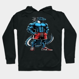 I'm Going To The Gym bodybuillding Gift, Motivation, Workout Gift,Dragon tato Hoodie